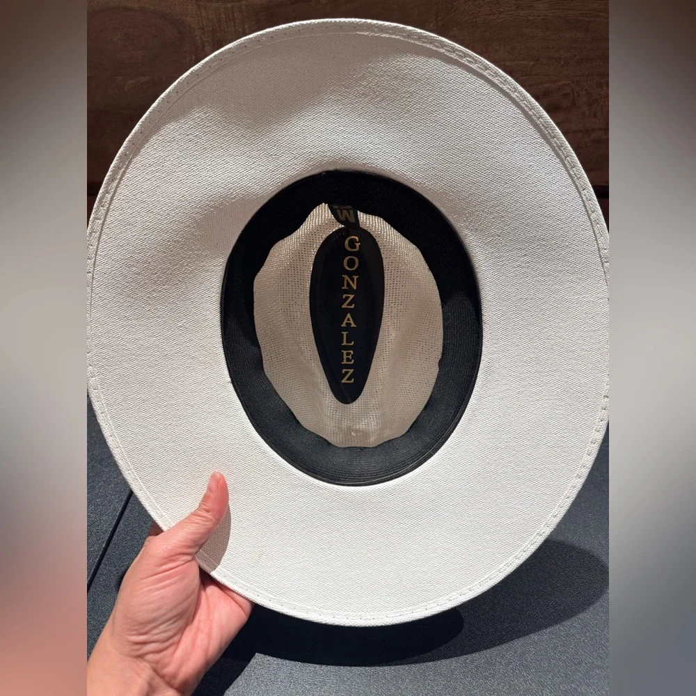 MEXICAN Artisanal Hat HandPainted Fedora Mandala Sombrero Panama Bohemian Medium - Picture 4 of 6